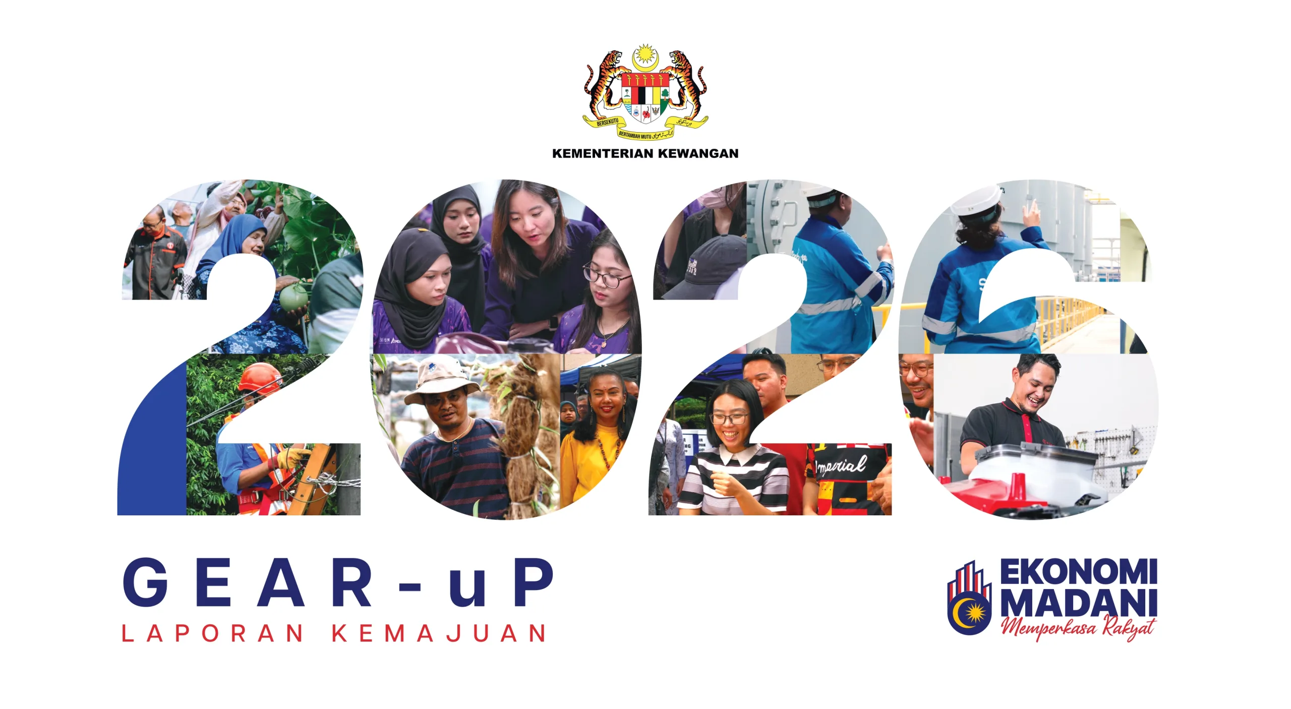 Muka hadapan Laporan Kemajuan GEAR-uP 2026